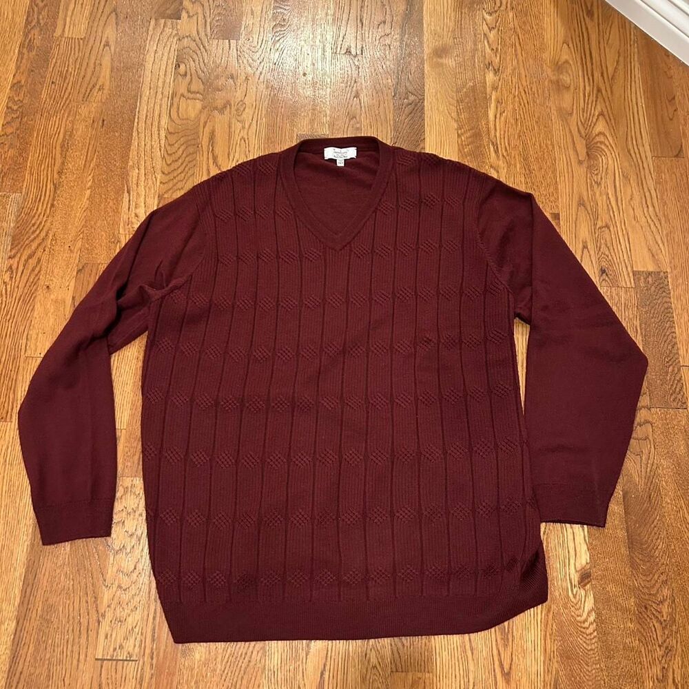 Unbranded Women's Burgundy and Red Jumper